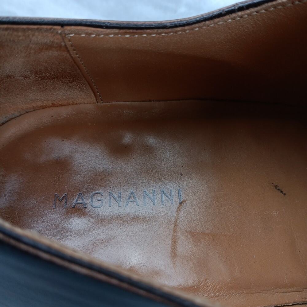 Magnanni Crucero Wholecut Oxford Shoes Men's Size 9.5 M Cognac Leather 18576 - Picture 16 of 16